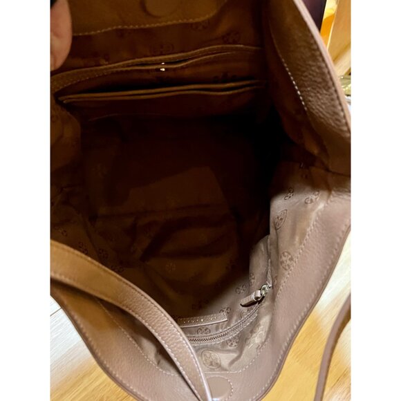 ♦️♦️ AUTHENTIC TORY BURCH VINTAGE CAMEL BROWN HOBO/SLOUCHY BAG ♦️♦️ - Picture 8 of 8